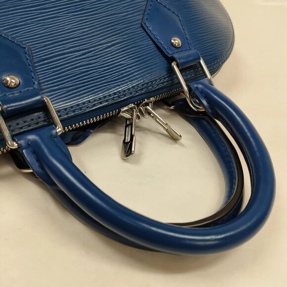 Louis Vuitton LV Hand Bag Alma Blue Epi 690-031225 - Picture 7 of 16